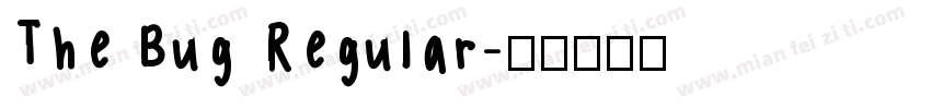 The Bug Regular字体转换